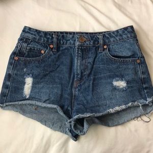 High waisted shorts